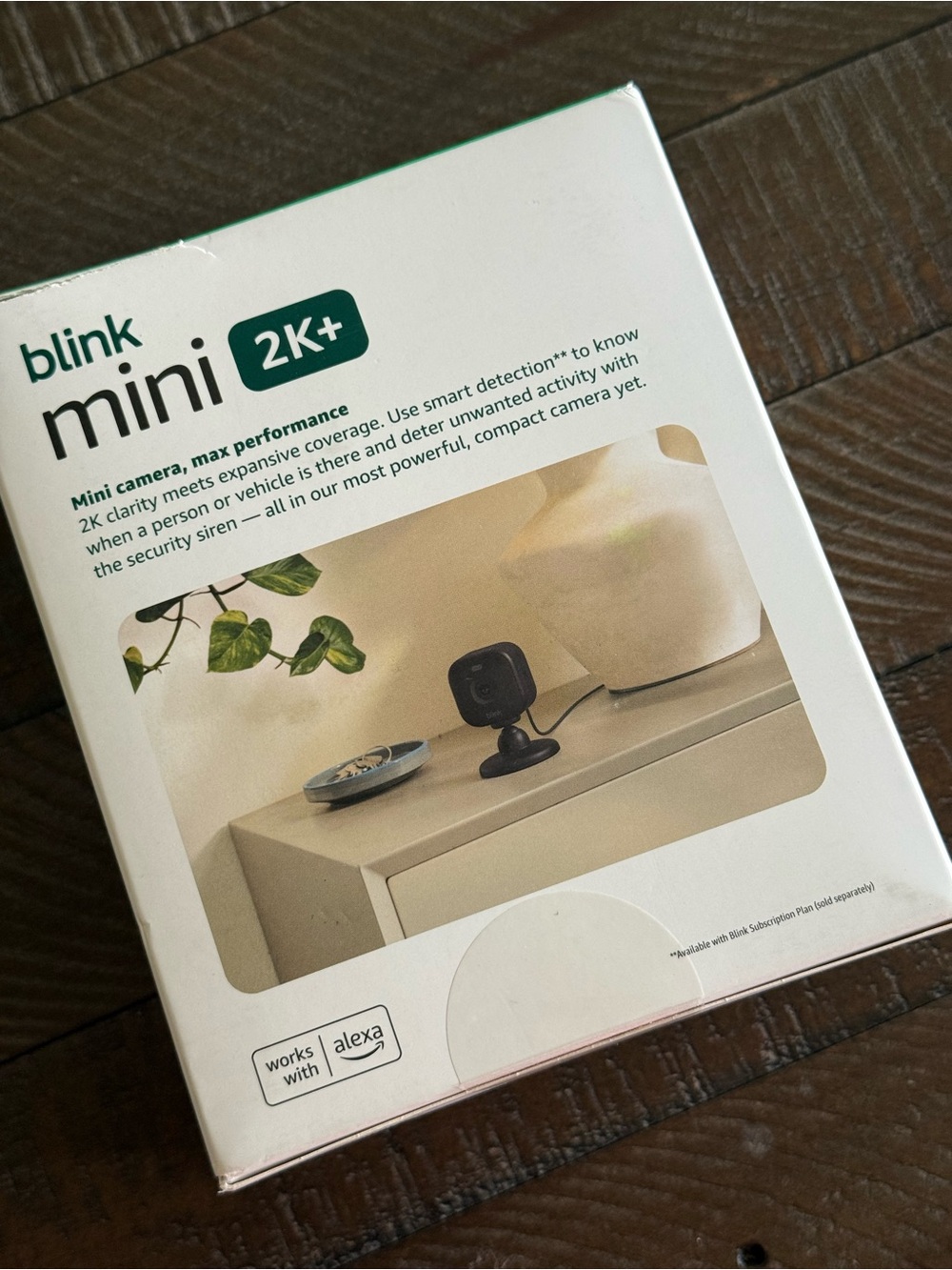 Blink Mini 2K+ Indoor/Outdoor Security Cameras - Black